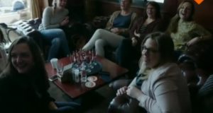 Even borrelen met vriendinnen op een babyshower…