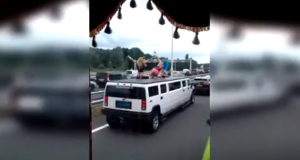 Ondertussen in de file bij Nijkerk…