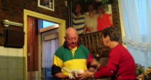 Ruzie over het vlees voor het kerstdiner…