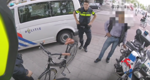 Deze fiets heeft hij echt eerlijk gekocht hoor…